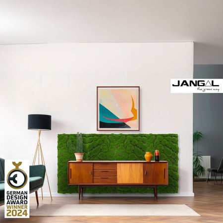 JANGAL Pannelli acustici Modulabili in FLORA sintetica ULTRAREALISTICA 52x52cm mod. BIG BULK - Eternal Parquet