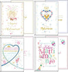 Biglietto auguri - matrimonio - 11 7x17 cm - Kartos [multipack] 12 pezzi Cancelleria e prodotti per ufficio/Carta blocchi e quaderni/Biglietti e cartoncini/Biglietti di auguri Eurocartuccia - Pavullo, Commerciovirtuoso.it