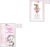 Biglietto Auguri Battesimo Rosa Bambina Glitter Nascita Congratulazioni Busta Casa e cucina/Hobby creativi/Materiali per hobby creativi/Forniture per feste/Bomboniere Trade Shop italia - Napoli, Commerciovirtuoso.it