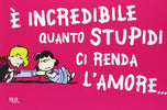 Biglietto con Spazio Dedica è incredibile quanto stupidi ci renda l'amore Cancelleria e prodotti per ufficio/Carta blocchi e quaderni/Biglietti e cartoncini/Biglietti di auguri Scontolo.net - Potenza, Commerciovirtuoso.it