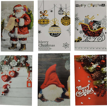 Biglietto di Auguri con decorazione natalizia con busta compresa confezione da 6 pezzi 11,5 x 17 cm Casa e cucina/Hobby creativi/Materiali per hobby creativi/Forniture per feste/Biglietti di auguri MagiediNatale.it - Altamura, Commerciovirtuoso.it