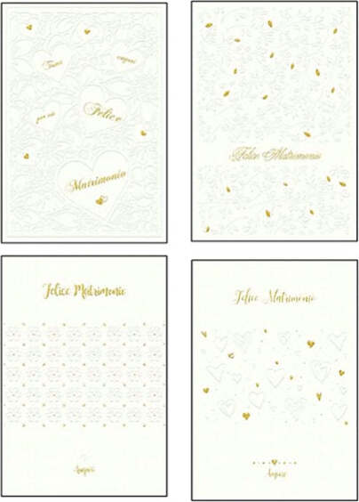 Biglietto Matrimonio c-rifiniture - blu - Matrimonio pezzi - Kartos [multipack] 12 pezzi Cancelleria e prodotti per ufficio/Carta blocchi e quaderni/Biglietti e cartoncini/Biglietti di auguri Eurocartuccia - Pavullo, Commerciovirtuoso.it