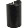 Candela natalizia decorativa colorata, con luce a LED lampeggiante e timer, a batteria