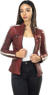 Biker---Biker-Donna-Bordeaux-in-vera-pelle