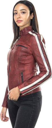 Biker---Biker-Donna-Bordeaux-in-vera-pelle