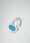 Bikkembergs---Anello-uomo-chevalier-con-turchese