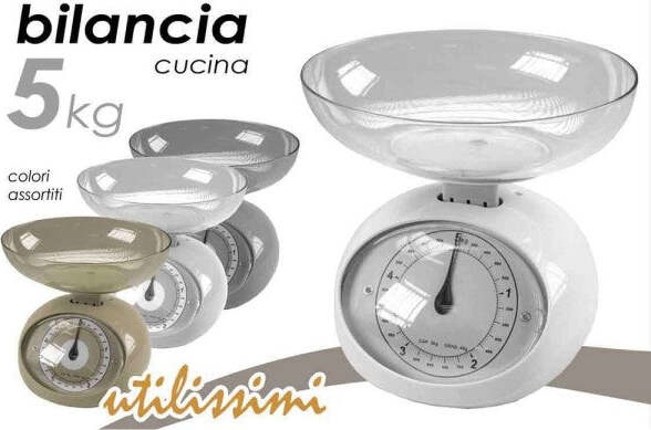 Bilancia-Cucina-5kg-Analogica-Meccanica-Ciotola-Moderna-Colori-Assortiti-684036