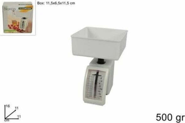 Bilancia-Da-Cucina-Con-Vaschetta-Analogica-Fino-A-500-Grammi-Alimenti-Cibo