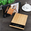 Bilancia-Da-Cucina-Digitale-Di-Precisione-Pesa-1gr/5-Kg-Tara-Piatto-Legno