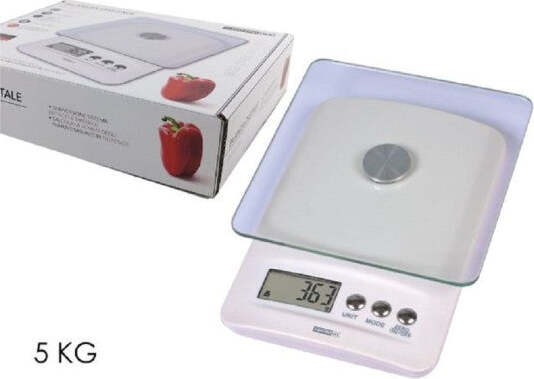 Bilancia-Da-Cucina-Digitale-Portata-5kg-Bianco-Piano-In-Vetro-Display-Lcd-580017