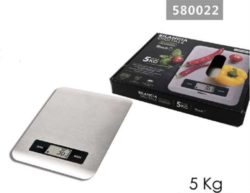 Bilancia Da Cucina Digitale Touch In Acciaio Portata Max. 5kg Display Lcd 580022 Casa e cucina/Utensili da cucina/Bilance Trade Shop italia - Napoli, Commerciovirtuoso.it