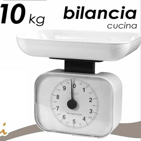 BILANCIA DA CUCINA MECCANICA ANALOGICA RETTANGOLARE 10 KG COLORI ASSORTITI  Trade Shop italia - Napoli, Commerciovirtuoso.it