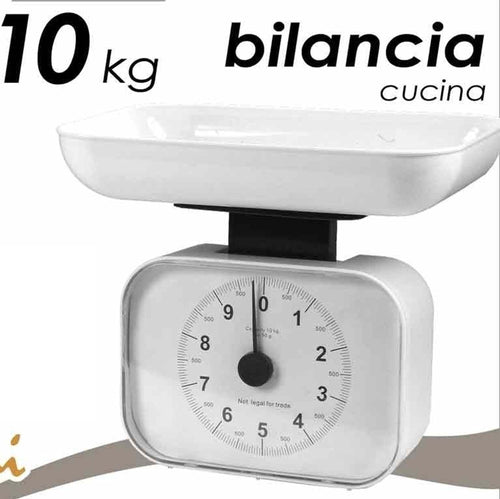 BILANCIA DA CUCINA MECCANICA ANALOGICA RETTANGOLARE 10 KG COLORI ASSORTITI  Trade Shop italia - Napoli, Commerciovirtuoso.it