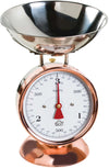 Bilancia da Cucina Meccanica per Alimenti Capacita 3 Kg Rame Inox Scala 20gr DCG