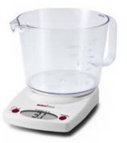 Bilancia Da Cucina Sanaform Bilancia Cucina Bianca Dietetica per Liquidi E Solidi 5 Kg Con Funzione Tara E Funzione Kg/ Lb Laica