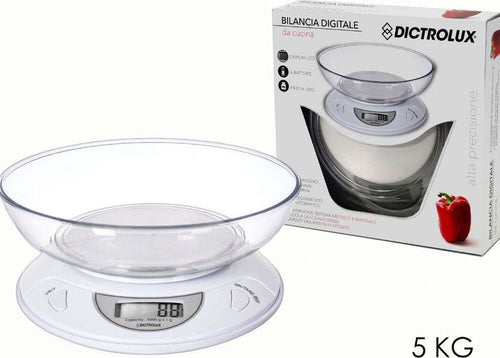 Bilancia Digitale Da Cucina A Batteria Pesa Fino A 5kg Display Lcd Bianco 541907 Casa e cucina/Utensili da cucina/Bilance Trade Shop italia - Napoli, Commerciovirtuoso.it