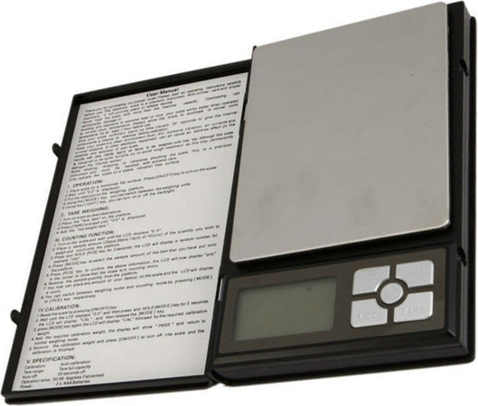 BILANCIA ELETTRONICA PIEGHEVOLE NOTEBOOK 11085 500g x 0.1g TASCABILE 90x115MM  Trade Shop italia - Napoli, Commerciovirtuoso.it