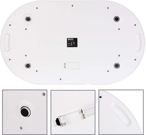 Bilancia Pesa Bambini Neonati Display Digitale LCD Pesa Neonato 20KG Bianco