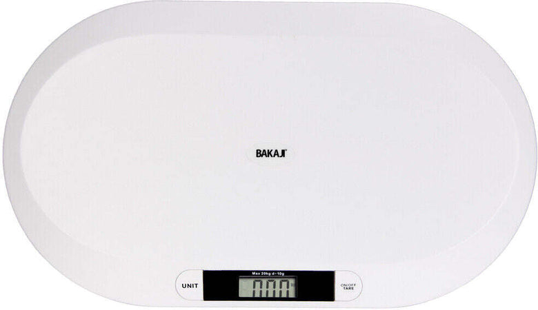 Bilancia Pesa Bambini Neonati Display Digitale LCD Pesa Neonato 20KG Bianco