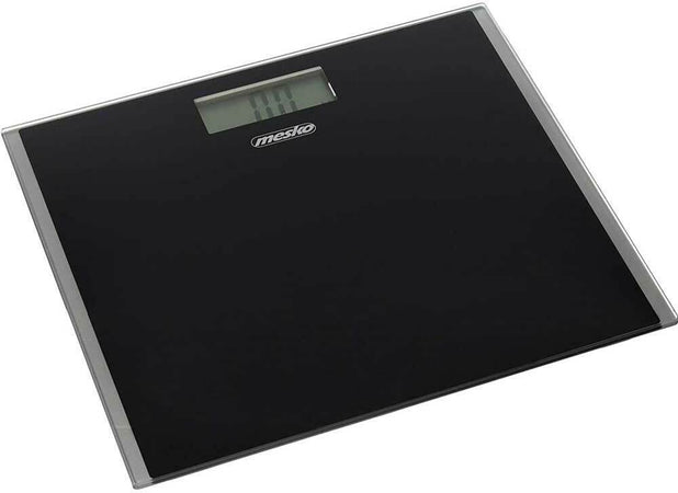 Bilancia Pesapersona Digitale Display LCD Design Slim Max 150Kg da Bagno Nero
