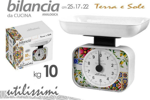 Bilancia Portatile Da Cucina Analogica Max.10kg 25x17x22cm Decoro Mosaico 828492 Casa e cucina/Utensili da cucina/Bilance Trade Shop italia - Napoli, Commerciovirtuoso.it