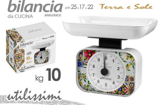 Bilancia Portatile Da Cucina Analogica Max.10kg 25x17x22cm Decoro Mosaico 828492 Casa e cucina/Utensili da cucina/Bilance Trade Shop italia - Napoli, Commerciovirtuoso.it