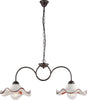 Bilanciere-2-Luci-Anemone-In-Ferro-Laccato-Ruggine-E-Ceramica-Decorata