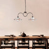 Bilanciere-2-Luci-Anemone-In-Ferro-Laccato-Ruggine-E-Ceramica-Decorata