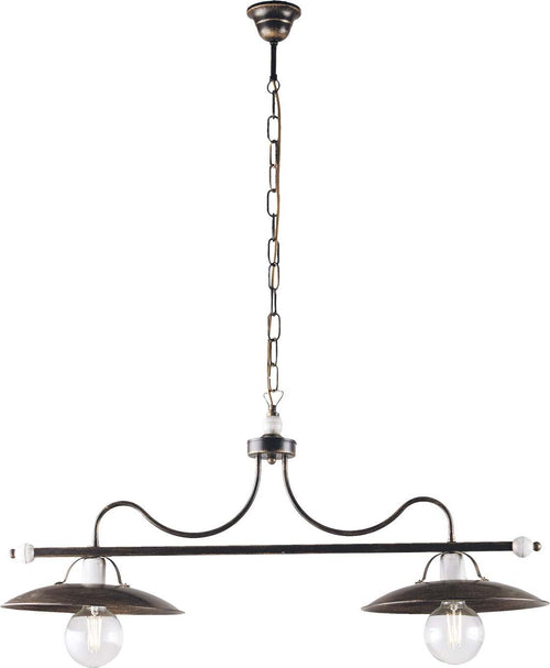 Bilanciere-Cantina-Stile-Industrial-2-Luci-Ferro-Marrone-E-Oro