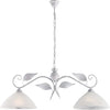 Bilanciere-Classico-Esse-2-Luci-Ferro-Battuto-E-Vetro-Bianco-E-Argento