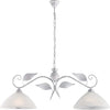 Bilanciere-Classico-Esse-2-Luci-Ferro-Battuto-E-Vetro-Bianco-E-Argento