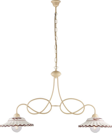 Bilanciere-Country-Chic-Bistrot-2-Luci-Avorio-Con-Ceramica-Vietrese