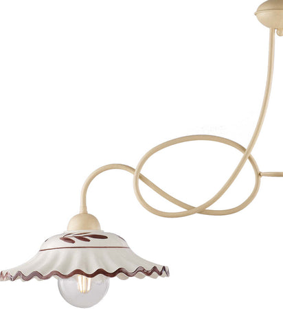 Bilanciere-Country-Chic-Bistrot-2-Luci-Avorio-Con-Ceramica-Vietrese