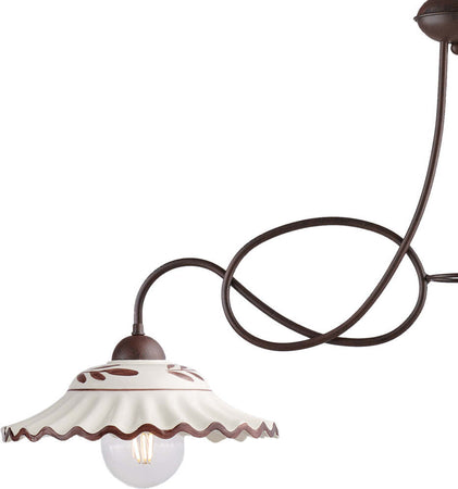 Bilanciere-Country-Chic-Bistrot-2-Luci-Ruggine-Con-Ceramica-Vietrese