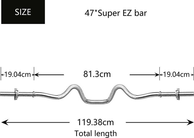 Bilanciere Curl Curvo Ondulato 120cm Con Ferma Dischi Per Sollevamento Pesi Sport e tempo libero/Fitness e palestra/Potenziamento muscolare/Pesi e accessori/Manubri Trade Shop italia - Napoli, Commerciovirtuoso.it