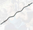 Bilanciere-Curl-Curvo-Ondulato-150cm-Filettatura-Ferma-Dischi-French-Press-25mm