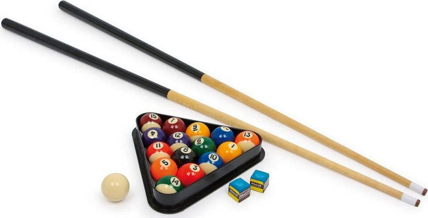BILIARDO DA TAVOLO IN LEGNO 94,4x55,6x9CM CON 2 STECCHE 16 PALLE TRIANGOLO GESSO Sport e tempo libero/Sport/Biliardo/Tavoli da biliardo Trade Shop italia - Napoli, Commerciovirtuoso.it