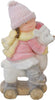 Bimba su alpaca h 52 cm decorazione natalizia in poliresina rosa e bianco statuina Casa e cucina/Decorazioni per interni/Addobbi e decorazioni per ricorrenze/Decorazioni natalizie/Schiaccianoci MagiediNatale.it - Altamura, Commerciovirtuoso.it