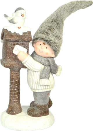 Bimbi con cappello in pelliccia decorazione natalizia in poliresina h 56 cm Casa e cucina/Decorazioni per interni/Addobbi e decorazioni per ricorrenze/Decorazioni natalizie/Schiaccianoci MagiediNatale.it - Altamura, Commerciovirtuoso.it