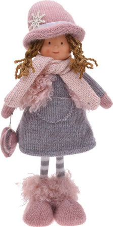 Bimbo con cappello buffo decorazione natalizia in tessuto Rosa e Grigio h 36 Casa e cucina/Decorazioni per interni/Addobbi e decorazioni per ricorrenze/Decorazioni natalizie/Schiaccianoci MagiediNatale.it - Altamura, Commerciovirtuoso.it