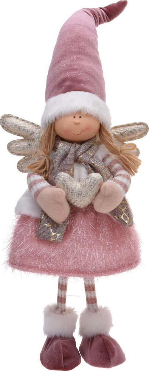 Bimbo con cappello buffo decorazione natalizia in velluto Rosa h 65 Casa e cucina/Decorazioni per interni/Addobbi e decorazioni per ricorrenze/Decorazioni natalizie/Schiaccianoci MagiediNatale.it - Altamura, Commerciovirtuoso.it