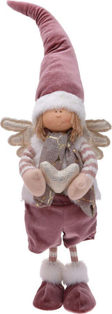 Bimbo con cappello buffo decorazione natalizia in velluto Rosa h 65 Casa e cucina/Decorazioni per interni/Addobbi e decorazioni per ricorrenze/Decorazioni natalizie/Schiaccianoci MagiediNatale.it - Altamura, Commerciovirtuoso.it