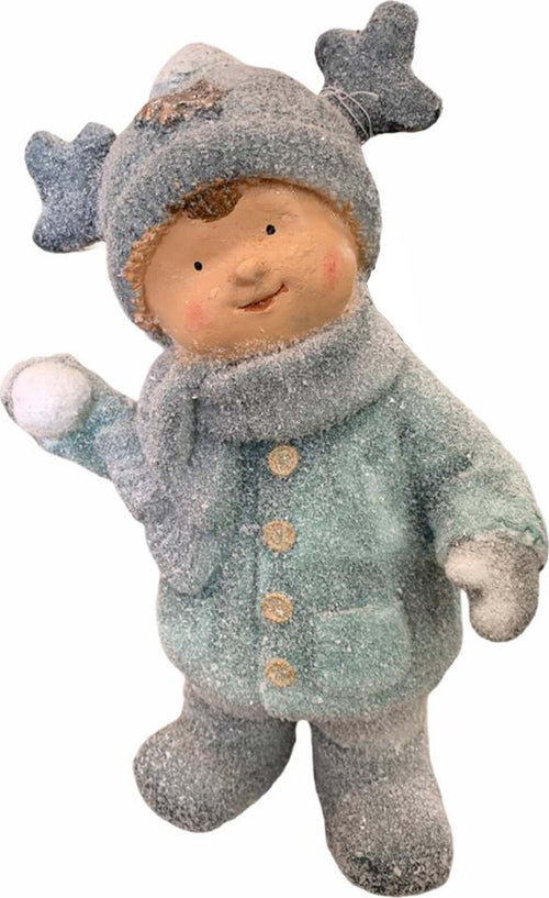Bimbo con cappello in lana che lancia la palla di neve h 37 cm decorazione natalizia in poliresina Casa e cucina/Decorazioni per interni/Addobbi e decorazioni per ricorrenze/Decorazioni natalizie/Schiaccianoci MagiediNatale.it - Altamura, Commerciovirtuoso.it