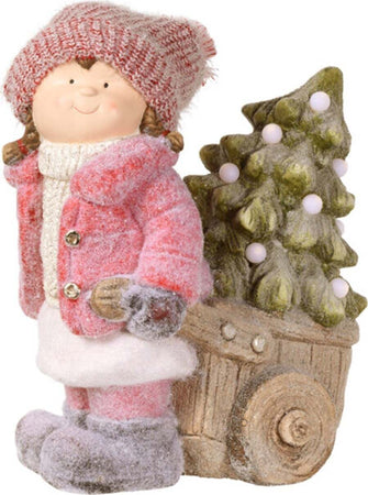 Bimbo con cappello in lana h 43 decorazione natalizia in poli resina con led Casa e cucina/Decorazioni per interni/Addobbi e decorazioni per ricorrenze/Decorazioni natalizie/Schiaccianoci MagiediNatale.it - Altamura, Commerciovirtuoso.it