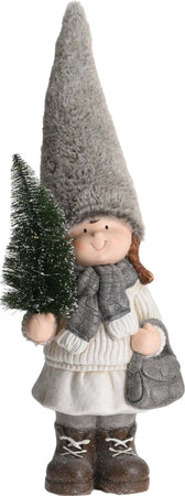 Bimbo con cappello in pelliccia h 70 decorazione natalizia in poli resina con led Casa e cucina/Decorazioni per interni/Addobbi e decorazioni per ricorrenze/Decorazioni natalizie/Schiaccianoci MagiediNatale.it - Altamura, Commerciovirtuoso.it