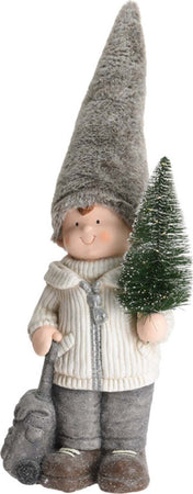 Bimbo con cappello in pelliccia h 70 decorazione natalizia in poli resina con led Casa e cucina/Decorazioni per interni/Addobbi e decorazioni per ricorrenze/Decorazioni natalizie/Schiaccianoci MagiediNatale.it - Altamura, Commerciovirtuoso.it