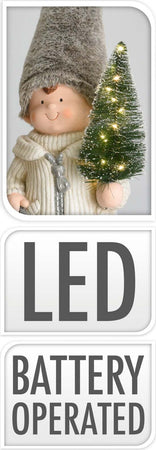 Bimbo con cappello in pelliccia h 70 decorazione natalizia in poli resina con led Casa e cucina/Decorazioni per interni/Addobbi e decorazioni per ricorrenze/Decorazioni natalizie/Schiaccianoci MagiediNatale.it - Altamura, Commerciovirtuoso.it