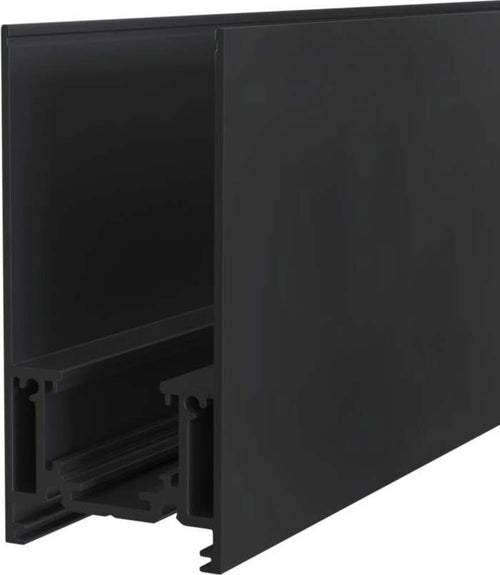 Binario-Con-Spessore-8Cm-Moderno-Busbar-Trunkings-S35-Alluminio-Nero-2M