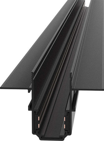 Binario-Da-Incasso-Moderno-Busbar-Trunkings-Exility-Con-Tappo-Alluminio-Nero-2M