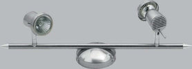 Binario-Illuminando-EROS-2-GU10-LED-7W-3000°K-spot-faretti-orientabili-metallo-cromo-moderno-interno